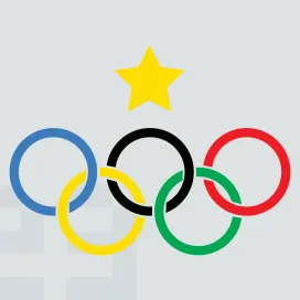 Cerchi olimpici olimpiadi